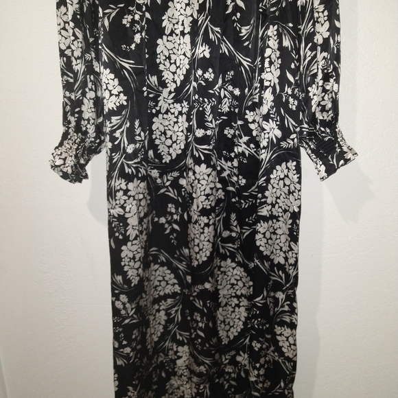 NWT HUNTER BELL NYC Crosby Floral Silk Dress - Picture 10 of 13